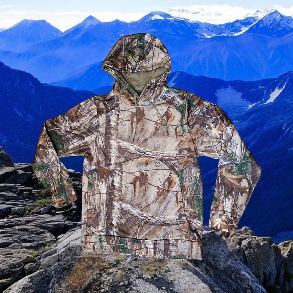 Men's Under Armour RealTree Camo Print Pullover Hoodie - Picture 1 of 6
